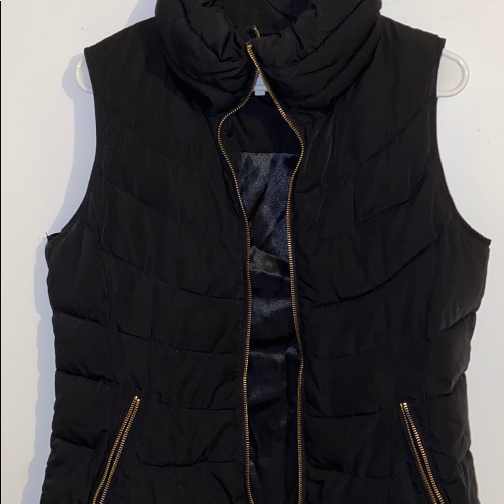 calvin klein black vest